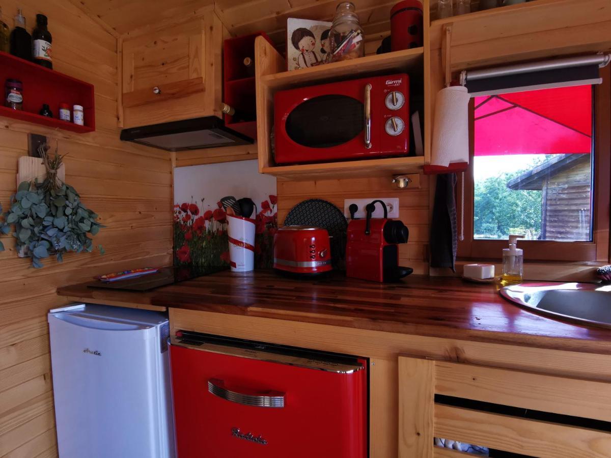 La Roulotte Du Cagire - 4 Pers - Pyrenees Guest House Villeneuve-de-Rivière Екстериор снимка
