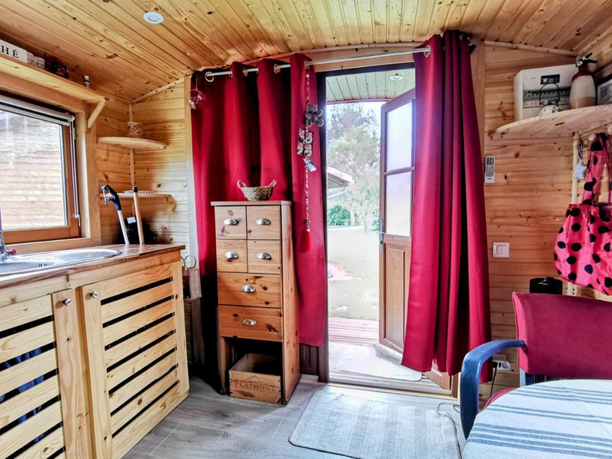 La Roulotte Du Cagire - 4 Pers - Pyrenees Guest House Villeneuve-de-Rivière Екстериор снимка