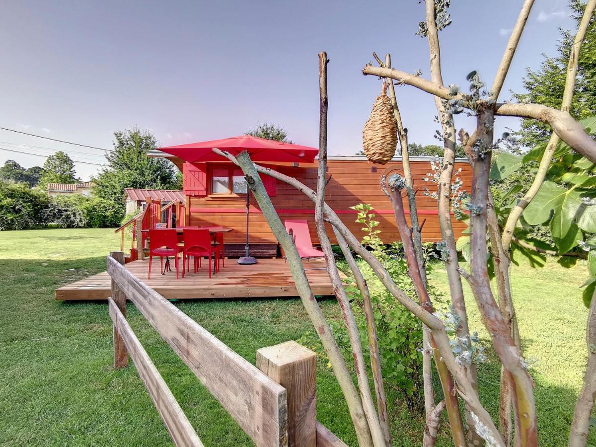 La Roulotte Du Cagire - 4 Pers - Pyrenees Guest House Villeneuve-de-Rivière Екстериор снимка